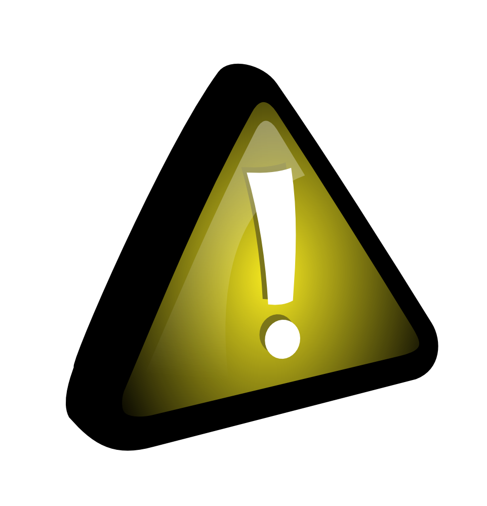 OnlineLabels Clip Art - Exclamation icons