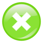 green round submit icon
