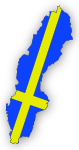 Sweden Flag In Sweden Map