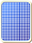 Card backs grid blue