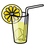 Lemonade glass