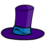 Purple hat