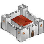 RPG map symbols Fortress