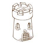 RPG map symbols Round Tower 2