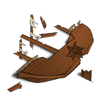 RPG map symbols Shipwreck