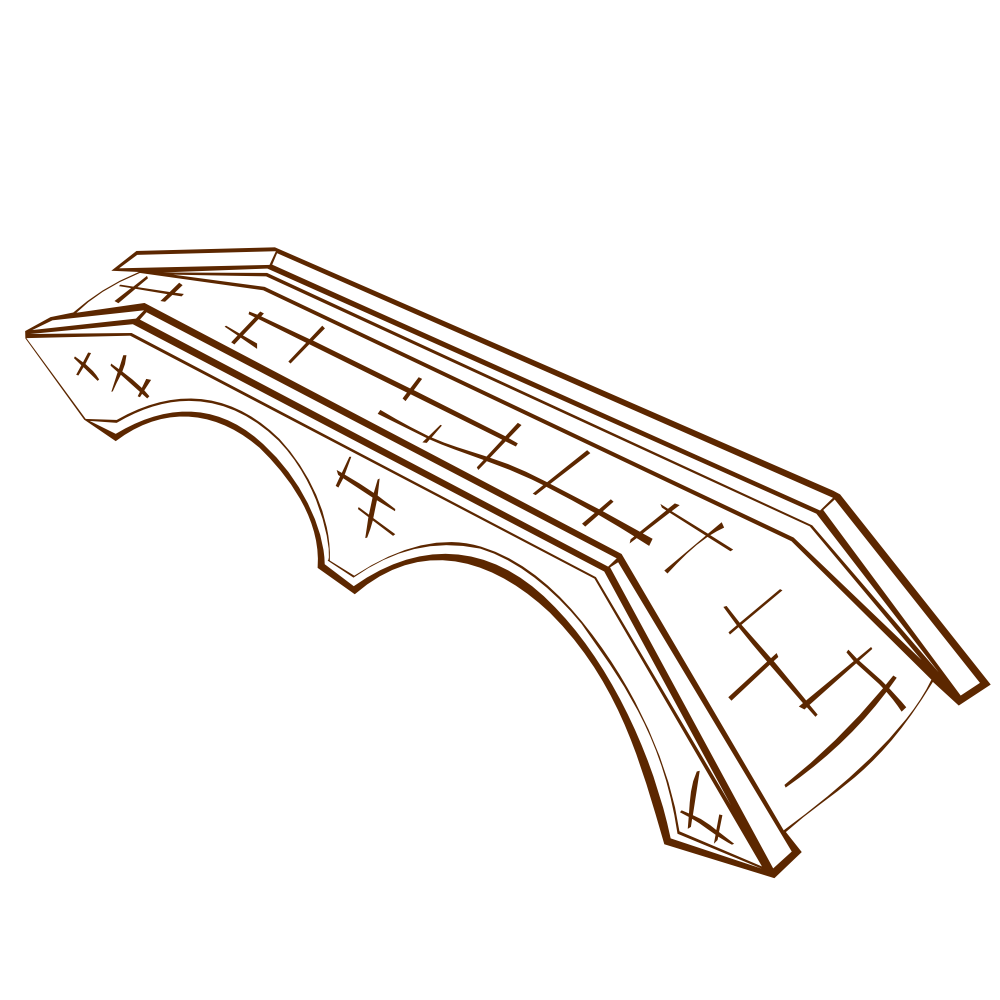 Gambar Bangunan Jembatan Biru Jembatan Clipart Elemen Kartun Png Dan   Nicubunu RPG Map Symbols Stone Bridge (alternate) 2 