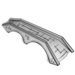 RPG map symbols Stone Bridge (alternate)