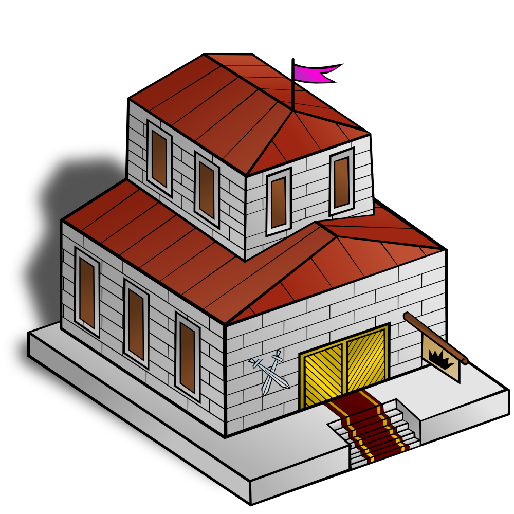 Onlinelabels Clip Art Rpg Map Symbols Townhall