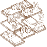 RPG map symbols Village 2