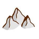 RPG map symbols mountains