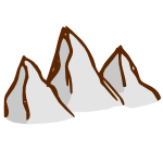 RPG map symbols mountains