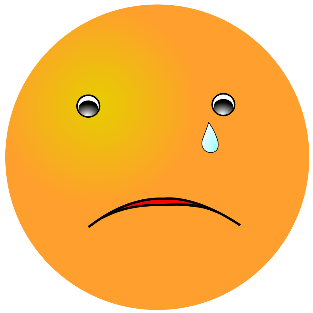 OnlineLabels Clip Art - Smiley Cry