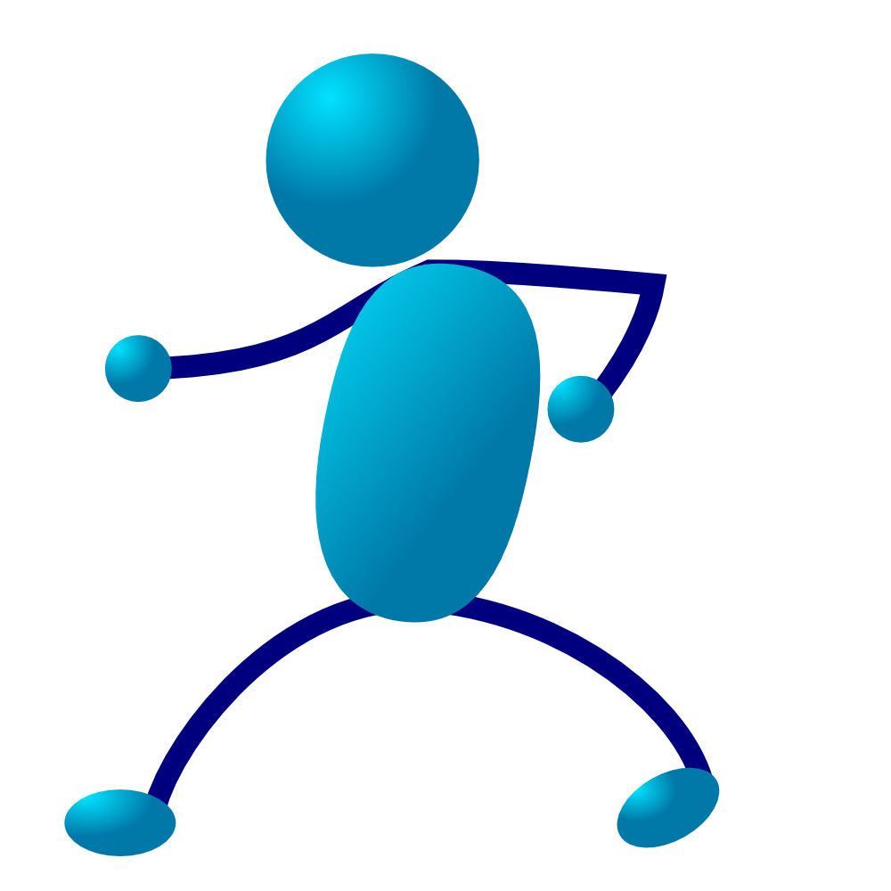 OnlineLabels Clip Art - Dancing Stickman