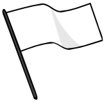 Waving white flag