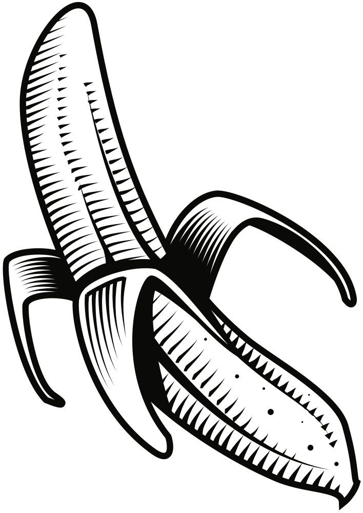 Banana Banana Clipart Black And White Free Transparent Clipart My XXX
