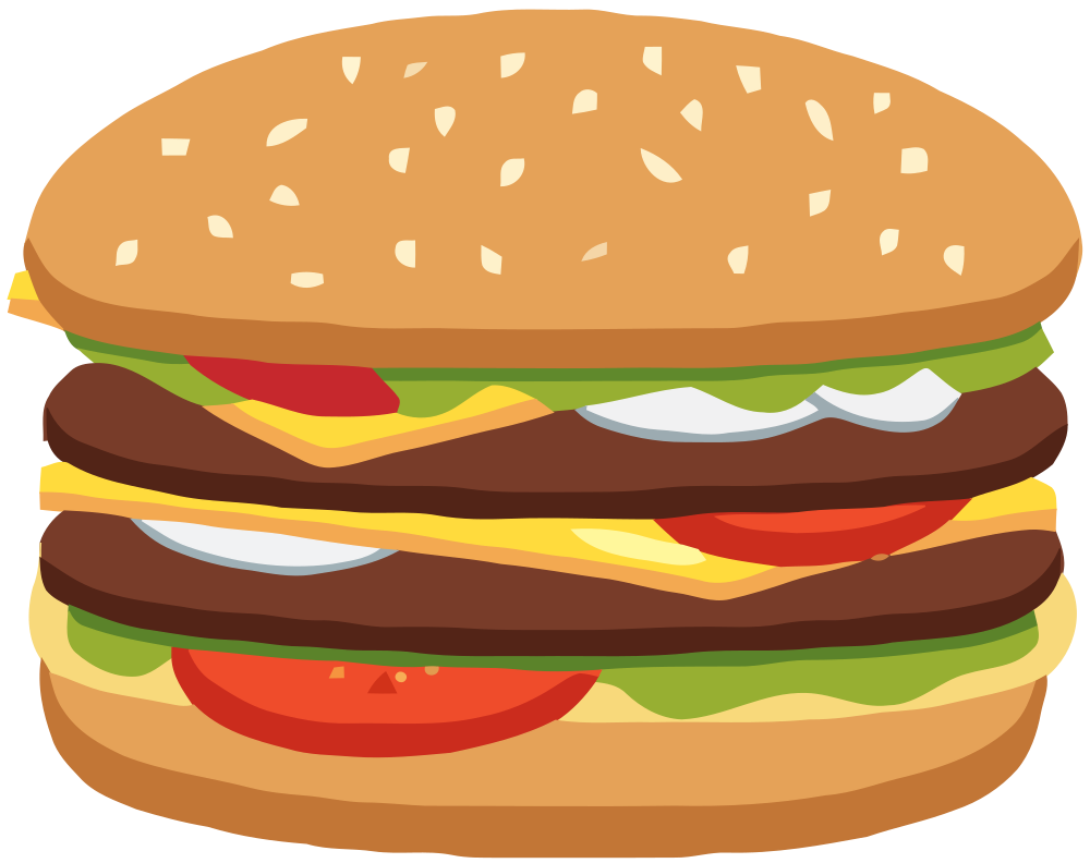 OnlineLabels Clip Art - Hamburger (#4)