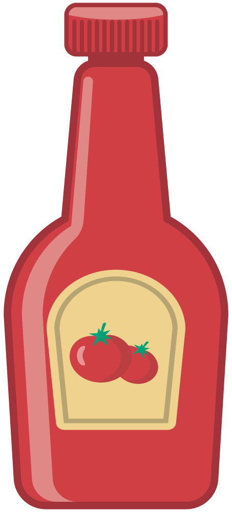 Download OnlineLabels Clip Art - Ketchup Bottle