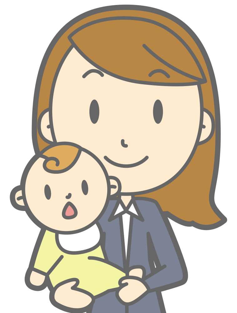 OnlineLabels Clip Art - Mother and Baby (#7)