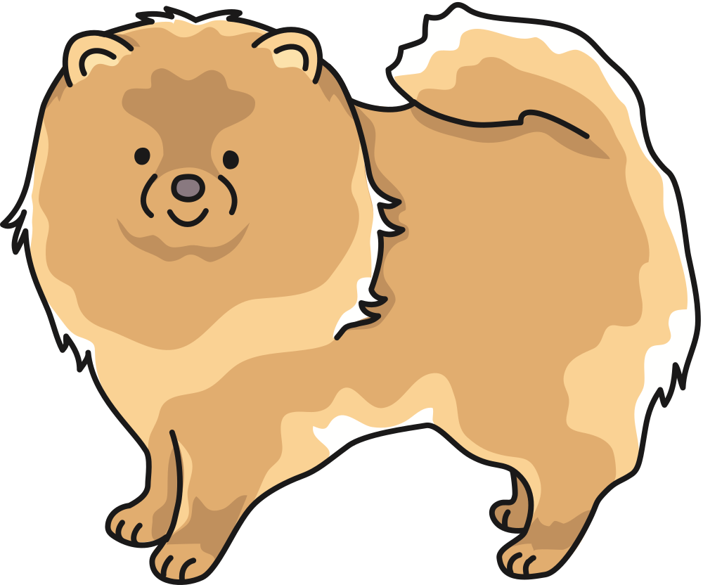 OnlineLabels Clip Art - Pomeranian