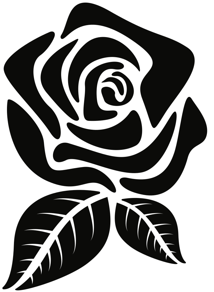 Download OnlineLabels Clip Art - Rose (#3)