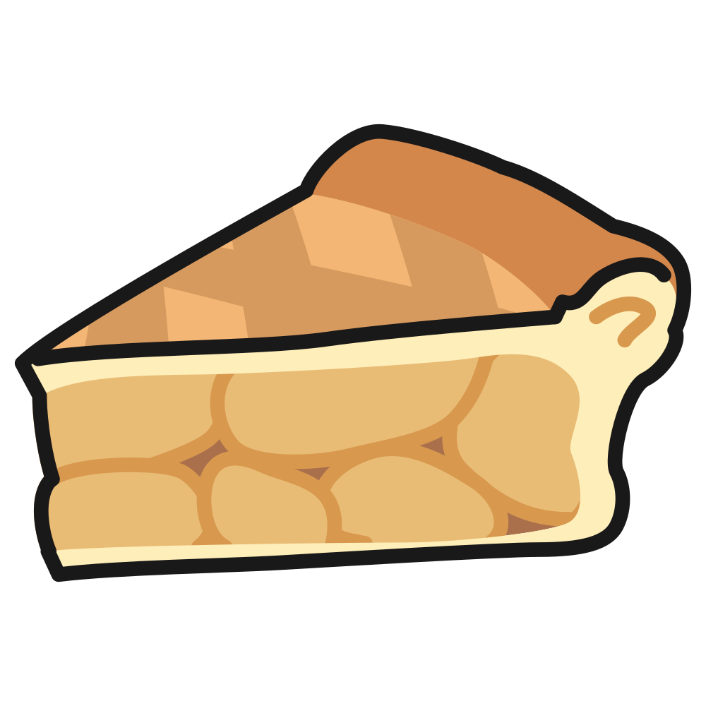 OnlineLabels Clip Art Slice of Apple Pie