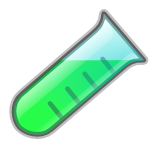 Lab Icon Test Tube With Green Liquid