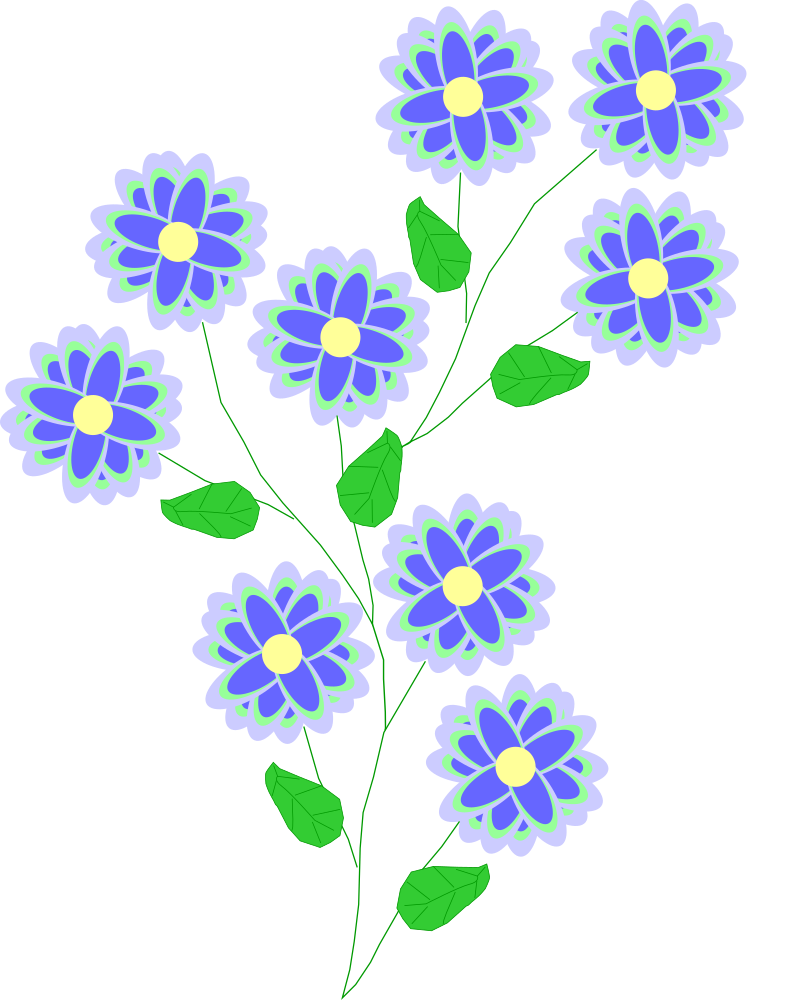 OnlineLabels Clip Art - Flower