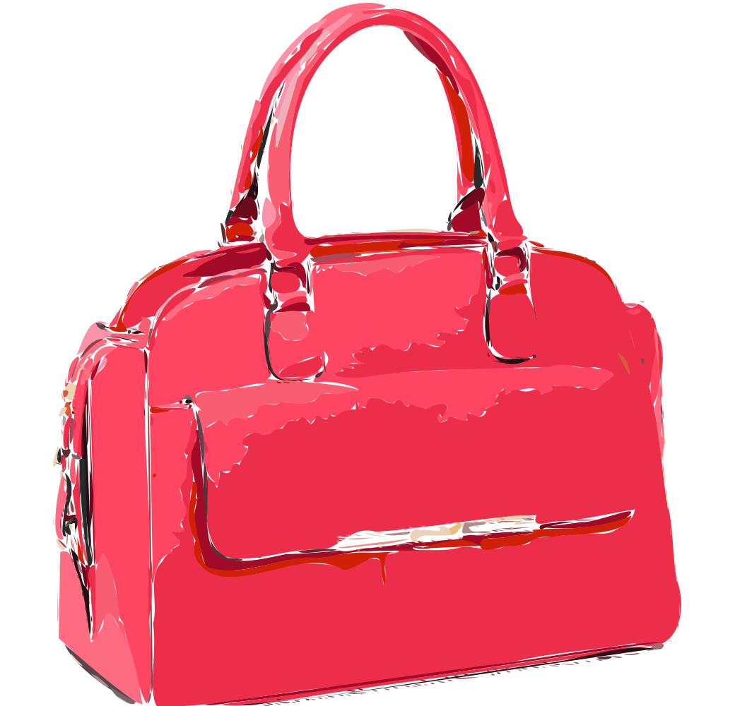 OnlineLabels Clip Art - Bright Pink Bag