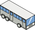Bus (isometric icon)