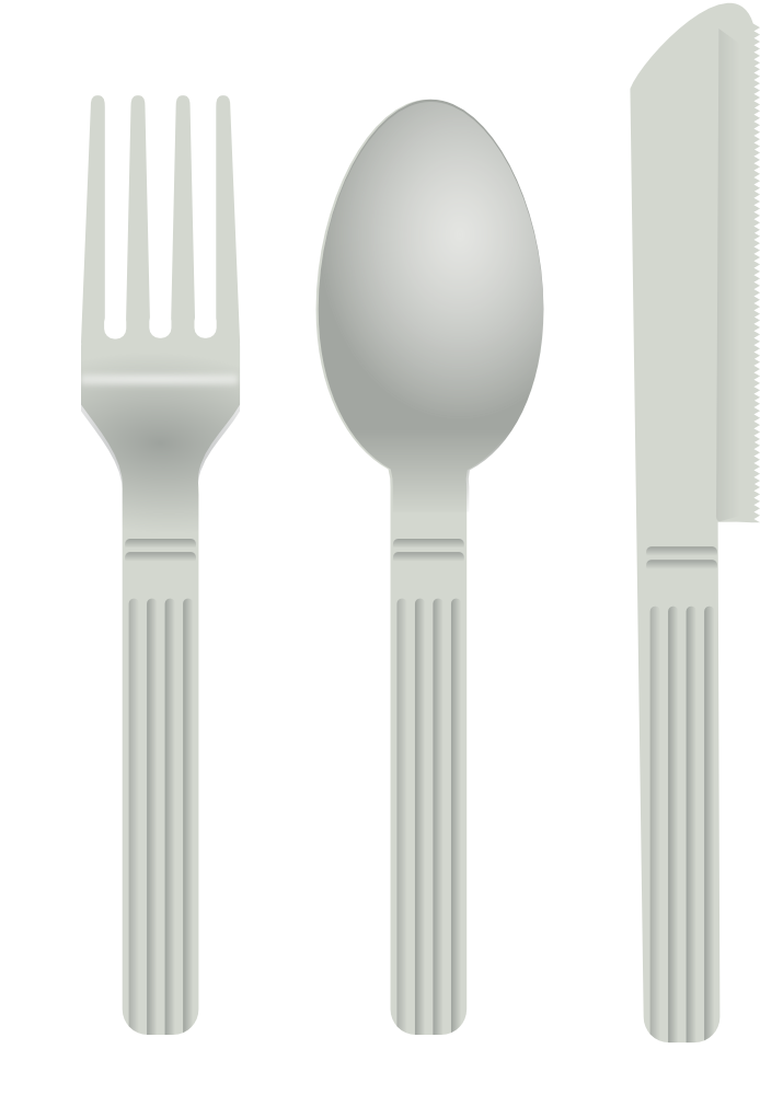 OnlineLabels Clip Art - fork and spoon