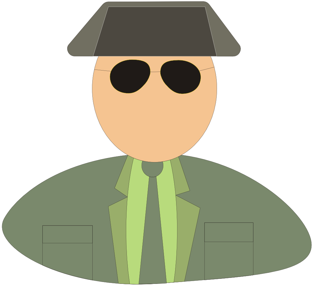 OnlineLabels Clip Art - guardia civil