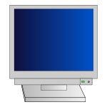 CRT Monitor with Power Light