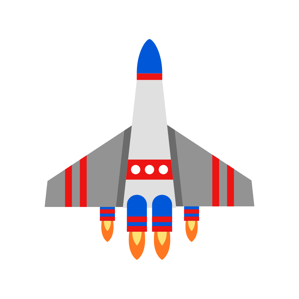 OnlineLabels Clip Art - Spaceship