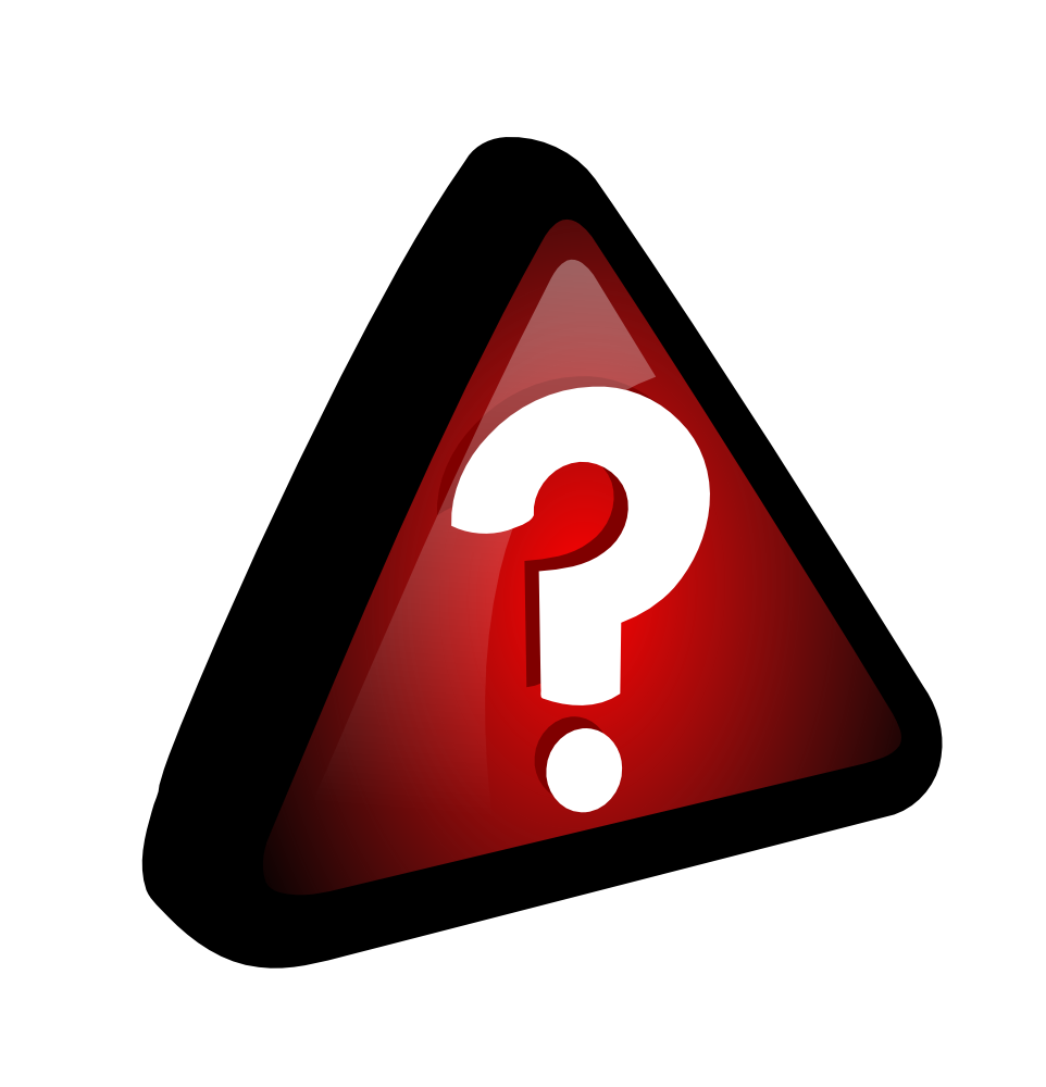 OnlineLabels Clip Art - Red - Query Icon