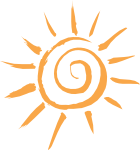 simple sun motif