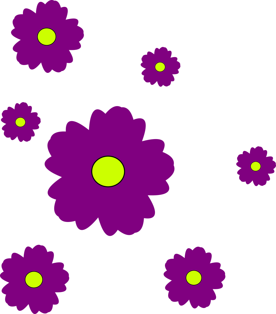 OnlineLabels Clip Art - Flowers