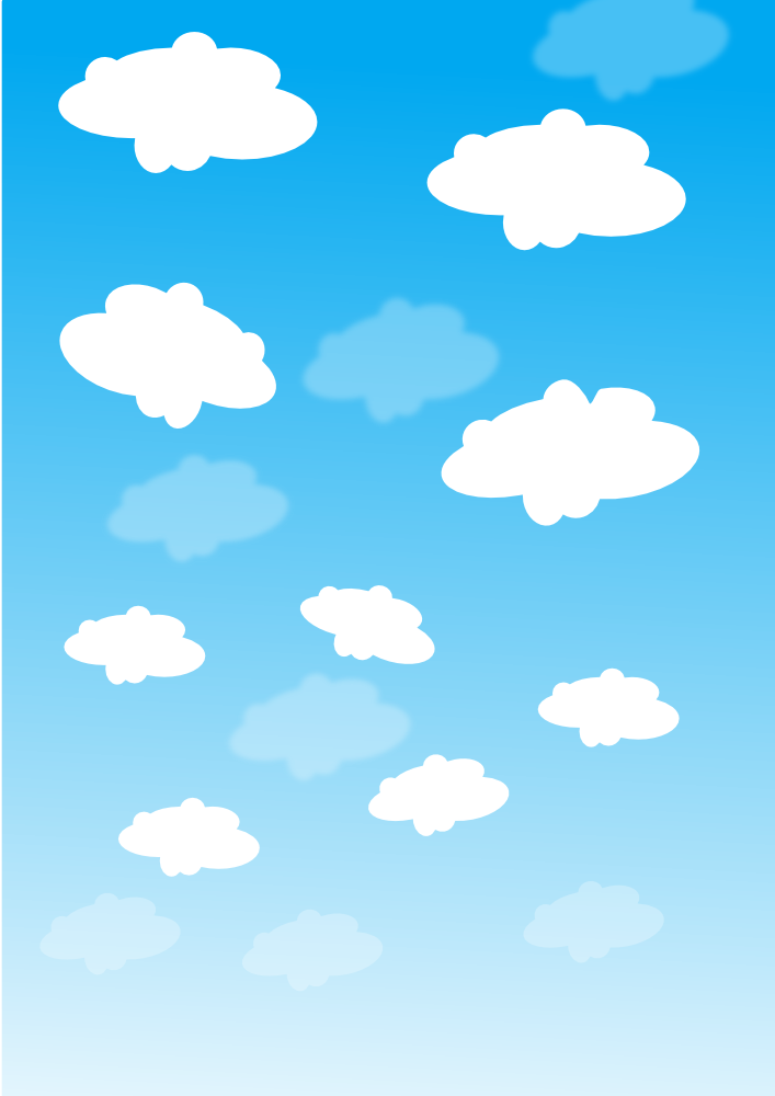 OnlineLabels Clip Art - sky with clouds