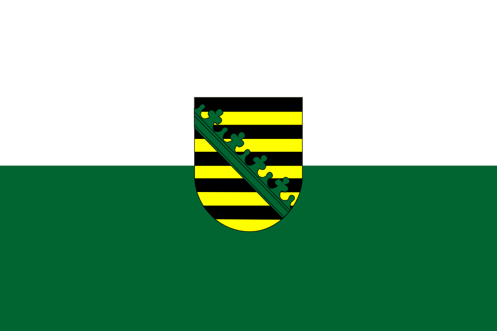 OnlineLabels Clip Art Flag of Saxony