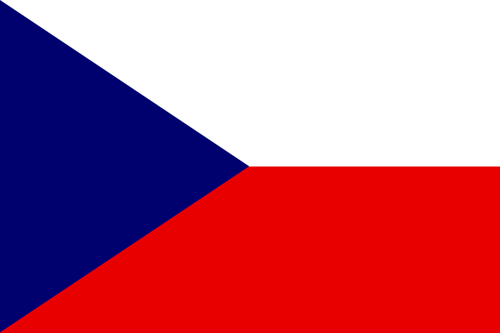 OnlineLabels Clip Art - Flag of the Czech Republic