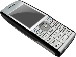 Silver Cell Phone