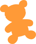 bear toy silhouette
