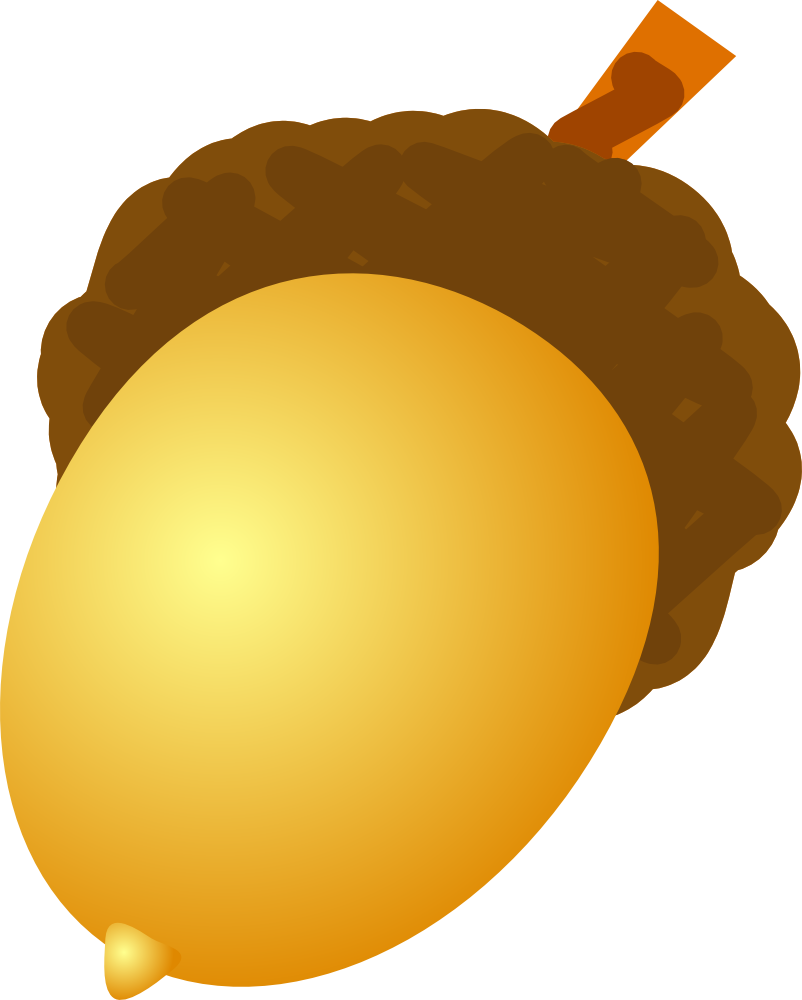 OnlineLabels Clip Art - Acorn