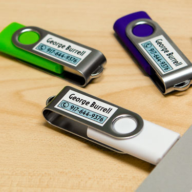 Flash Drive Labels - USB Drive Labels | Online Labels®