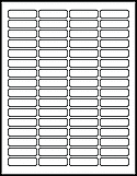 1.813" x 0.5" Labels on 8.5" x 11" Sheets