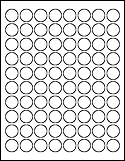 0.88" Circle Labels on 8.5" x 11" Sheets