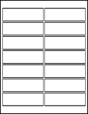 4" x 1.25" Labels on 8.5" x 11" Sheets