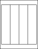 2" x 9" Labels on 8.5" x 11" Sheets