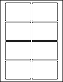 3.5" x 2.5" Labels on 8.5" x 11" Sheets