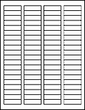 1.75" x 0.5" Labels on 8.5" x 11" Sheets