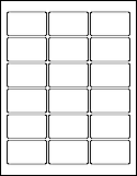 2.5" x 1.5" Labels on 8.5" x 11" Sheets